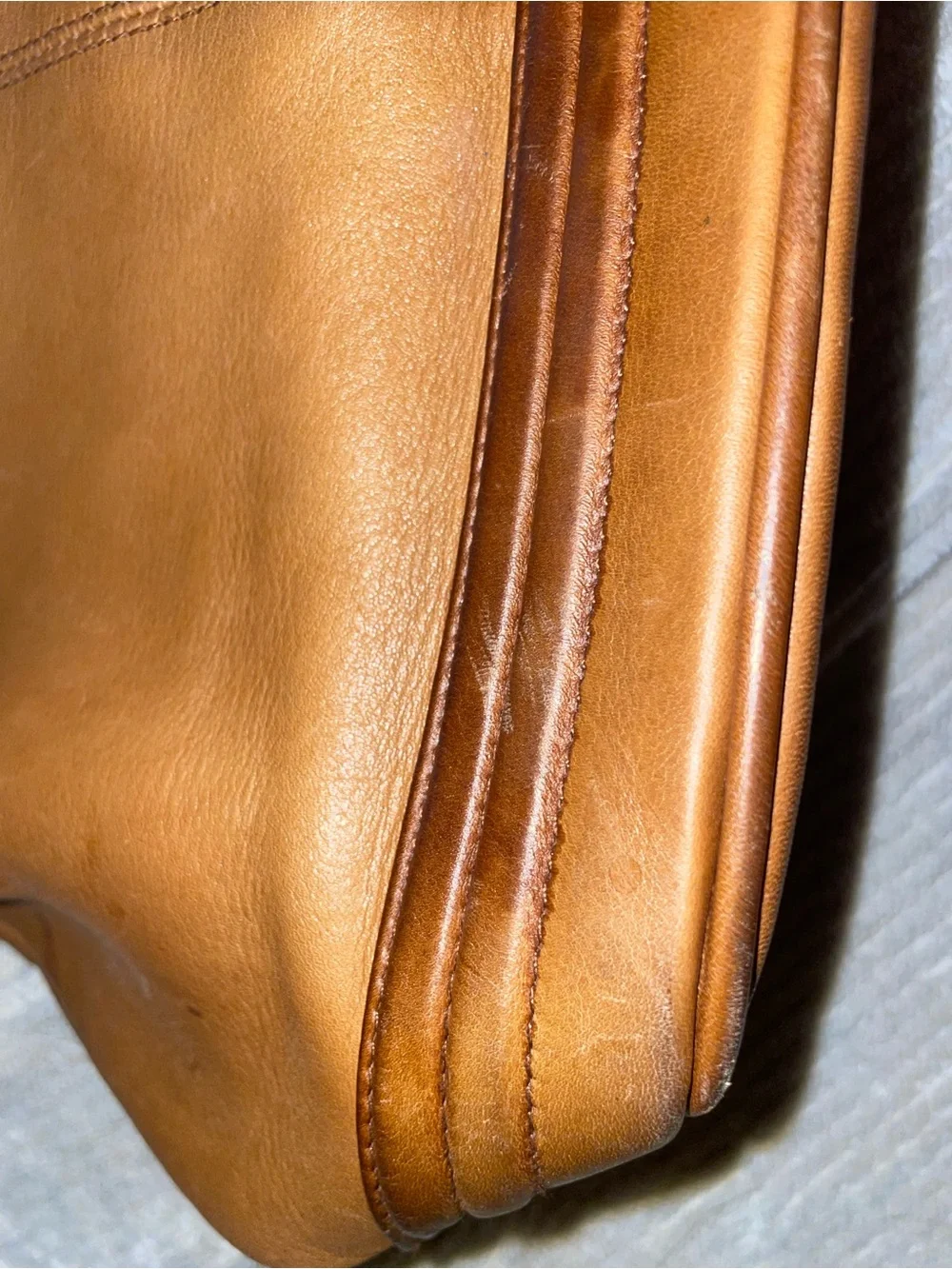 Tiganello Leather Crossbody Shoulder Bag with Tassel - Brown